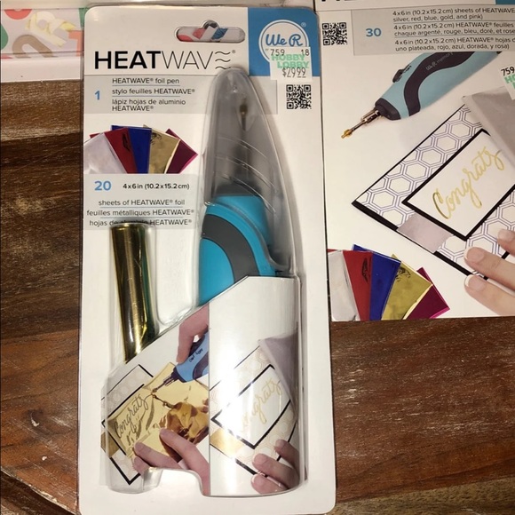 Alphabet punch board and Heat wave foil pen lot - Picture 5 of 5